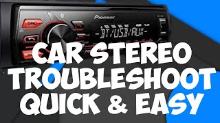 Car stereo won't work: Quick troubleshooting guide. please subscribe Car stereo won't work: Quick troubleshooting guide. please subscribe