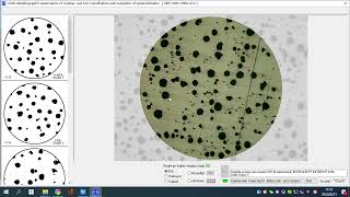 Grain size measurement of Metallurgical microscope software