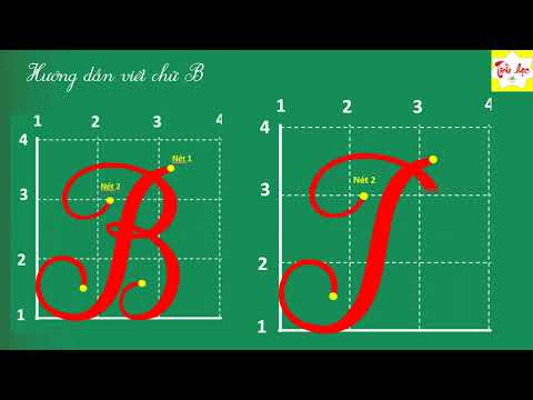 Video Cách viết chữ B - youtube