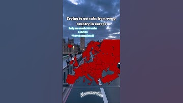 trying to get subs from every country in europe (part 1) #shorts #mapping #europe #subscribe #mapper