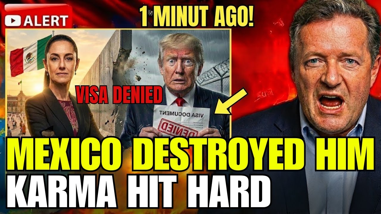 Trump BEGS Mexico for a VISA… Sheinbaum HUMILIATES Him — KARMA Hits Hard!