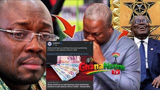 Ayɛka! Cedi is ɔfficially wɔrst CURRENCY in Africa this yɛar; Ei Ato! Eeii Mahama! Where is the gƆld