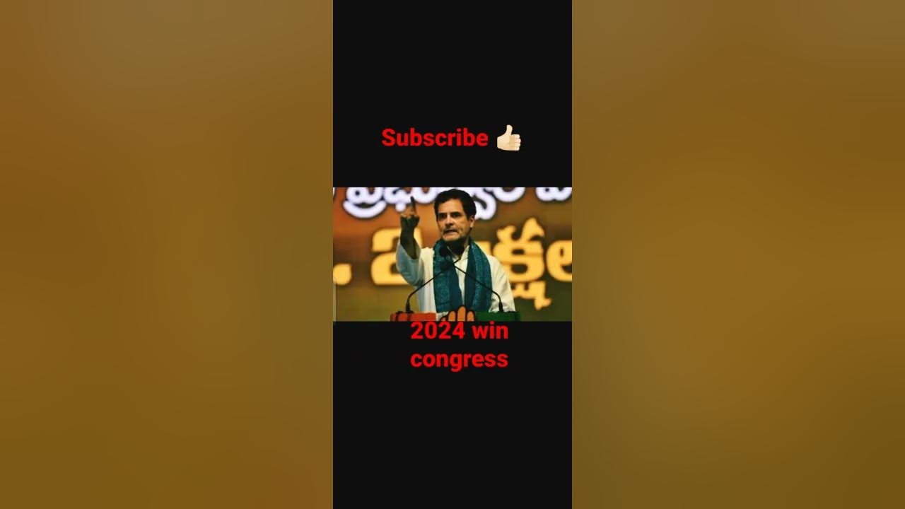 Congress will win 2024 election! YouTube