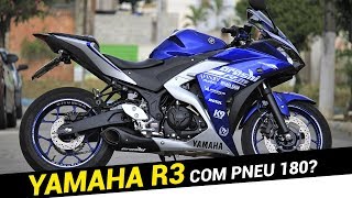 Yamaha R3 com pneus 180? Qual medida usar!