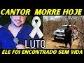 Notícia acaba de chegar: Cantor sertanejo é encontrado morto dentro de carro em Belo Horizonte