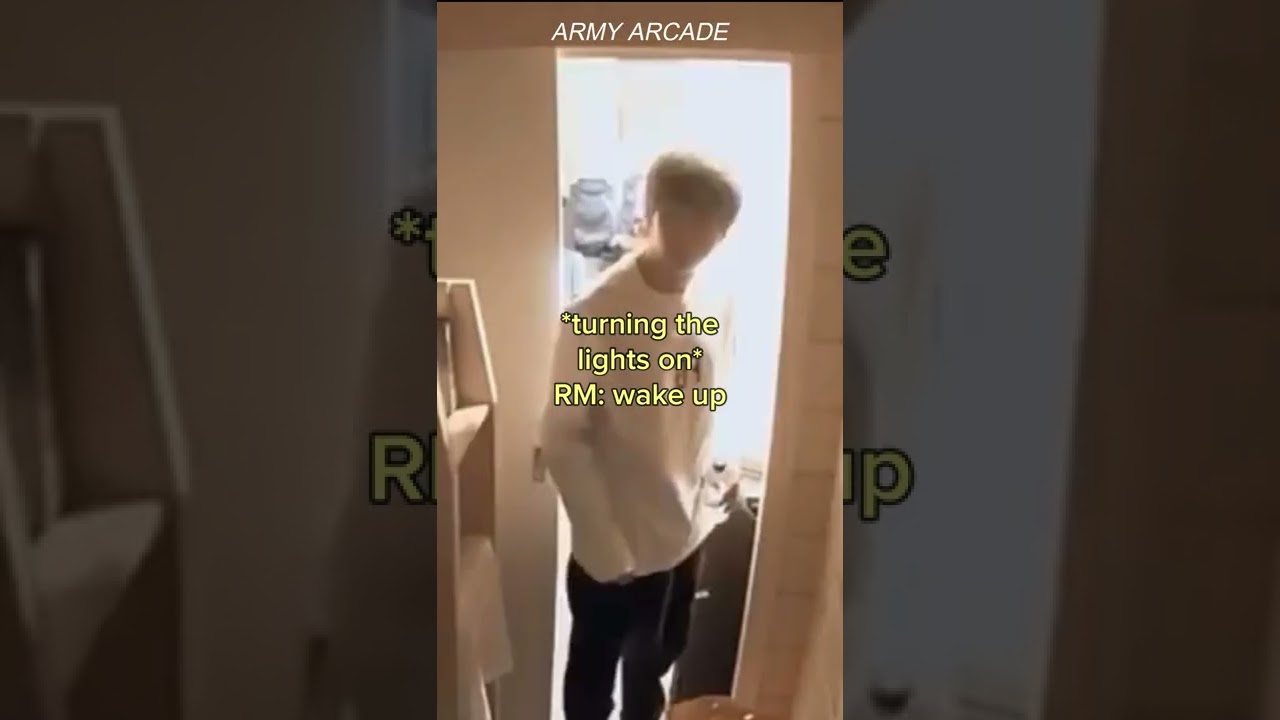 RM waking up younger vs older bts members 😂