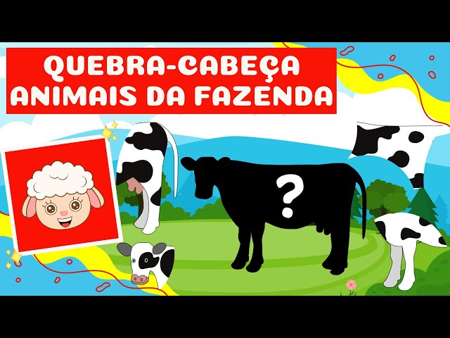 Quebra-cabeça - Contar e combinar na fazenda - Twinkl