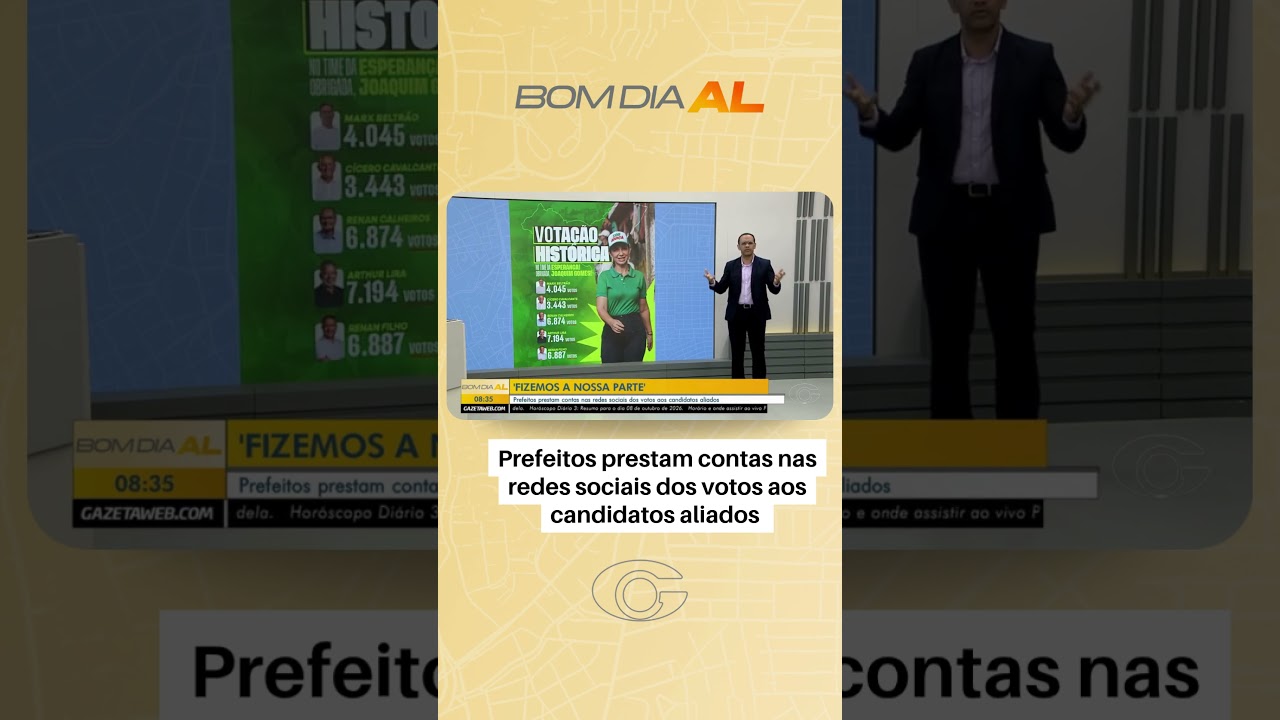 Prefeitos prestam contas nas redes sociais dos votos aos candidatos aliados