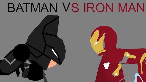 Batman Vs Iron Man (Stick Nodes Animation)