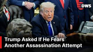 BREAKING: Trump Asked About Assassination Attempt, Security Risks &amp; Secret Service Response | AC1E