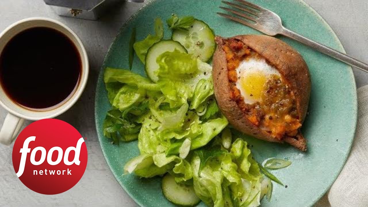 Whole30 Breakfast Twice-Baked Sweet Potatoes | Food Network