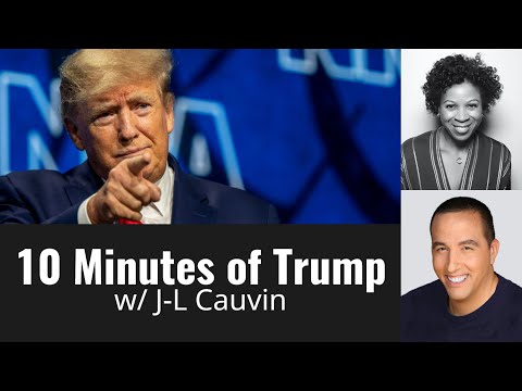 FUNNY! 5 Min of Trump w/ J-L Cauvin & Karen Hunter. Talking Indictments, New Book & Secret Letters