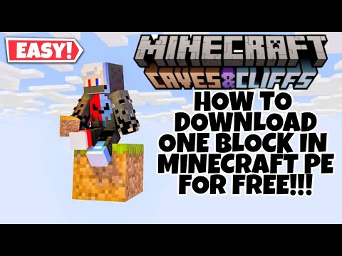How to download one block map for your minecraft pocket edition in free ...