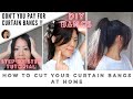 DIY CURTAIN BANGS TUTORIAL | HOW TO CUT CURTAIN BANGS AT HOME STEP-BY-STEP