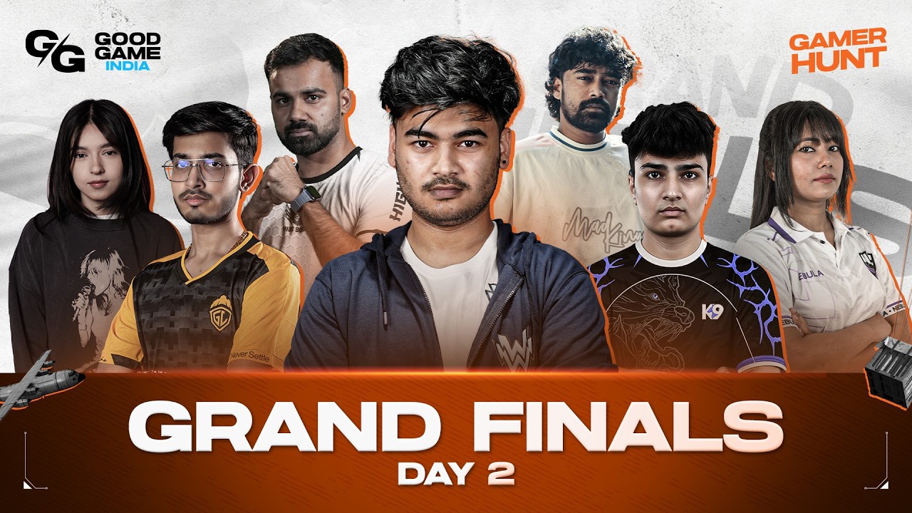 GGI Gamer Hunt Grand Finals Day-2 | #BGMI | Ft:- Admino, Neyoo, Sheek, Hector, etc.