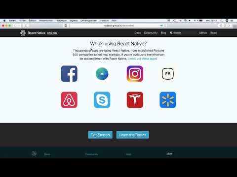 React Native, le framework mobile de Facebook