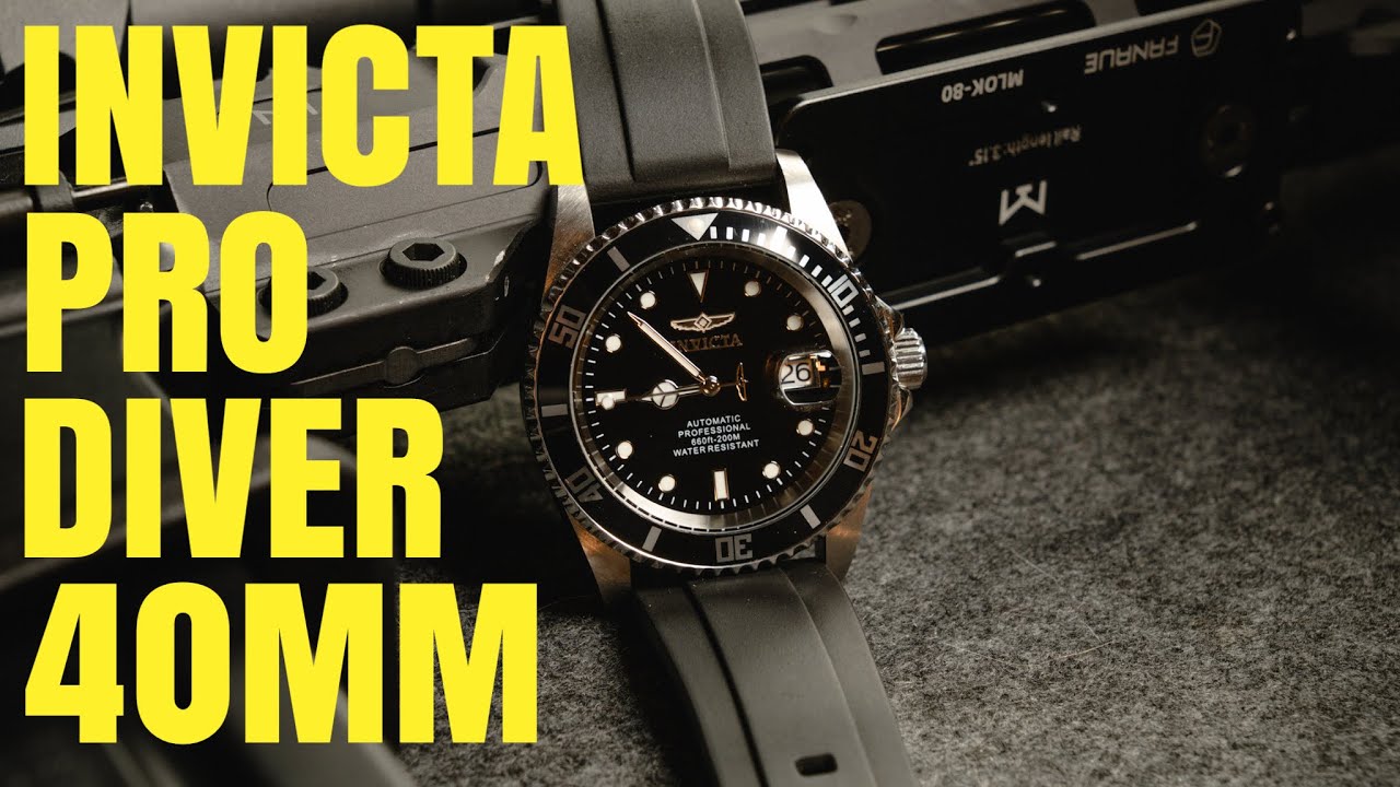 BEST FIRST WATCH TO BUY FOR UNDER $100 | INVICTA PRO DIVER 40MM - YouTube