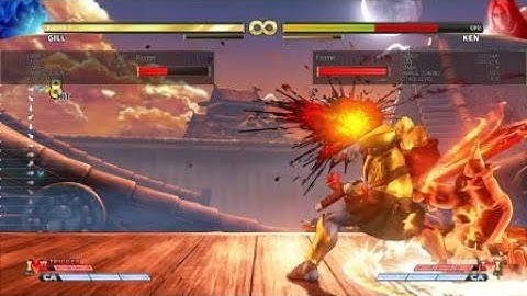 SFV: Gill Tackle Corner Counter Hit Setup