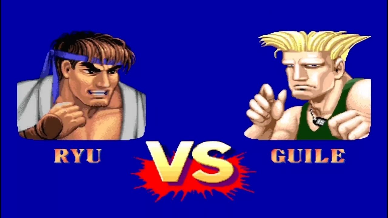 Ryu Vs Guile - Sf2 Champion Edition