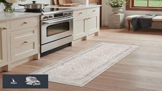 GENIMO 2x5 Hallway Runner Rug Non Slip Machine Washable Runners Low Pile