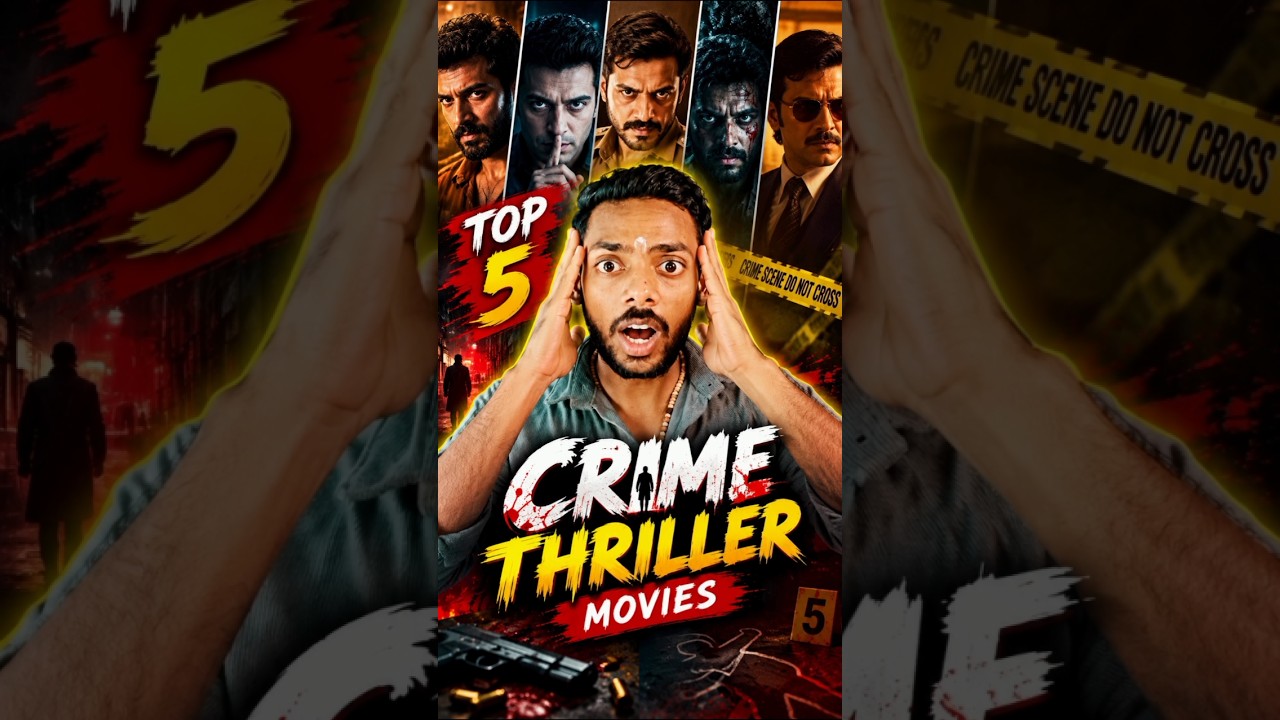 Top 5 Crime 🤯 Suspense 🔥 Thriller! #shorts #movie