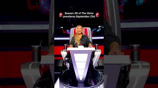 Consider our chairs turned! Season 30 of The Voice premieres September 21 ❤️🎤