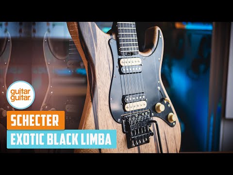 Schecter Sun Valley Super Shredder Exotic Black Limba 