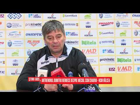 Antrenorul Dumitru Berbece despre meciul SCM Craiova - HCM Vâlcea