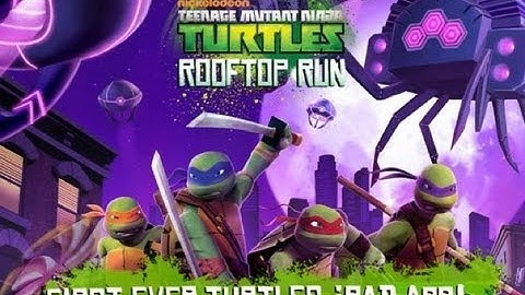 Teenage Mutant Ninja Turtles Rooftop Run iPad App Review - CrazyMikesapps