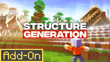This Minecraft Add-on Adds 50 NEW Structures To Your World! (Structure Generation Addon)