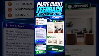 Redesign a Divi Page Using Pasted Client Feedback #Divi5 #WebDesign #Tips