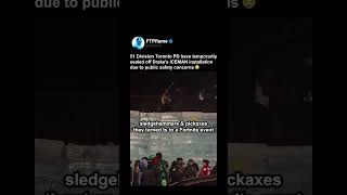 Police Had To Seal This Off After Fans Did This