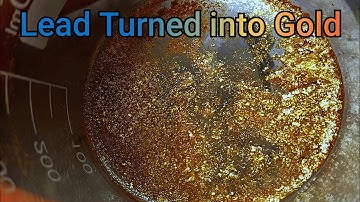 Lead Turned into Gold | How to Convert Lead into Gold: Step-by-Step Alchemy Tutorial