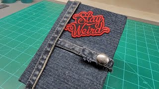 Blue jean travel journal