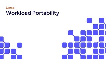 Demo | Workload Portability