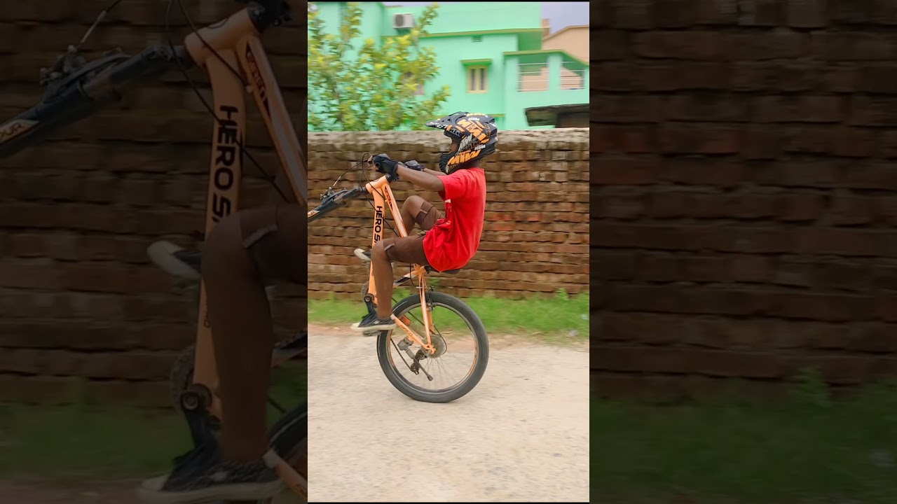 No front wheel wheelie || MTB Stunt || Shorts
