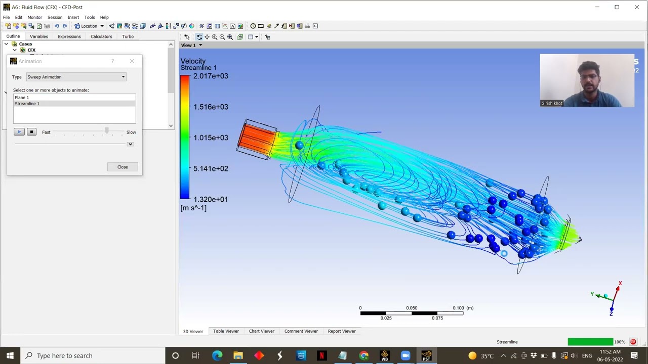 Thermal and Acoustic analysis of muffler