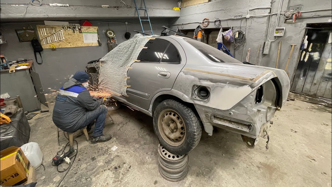 Nissan almera или Renault Samsung? ремонт порогов перерос в их замену ...