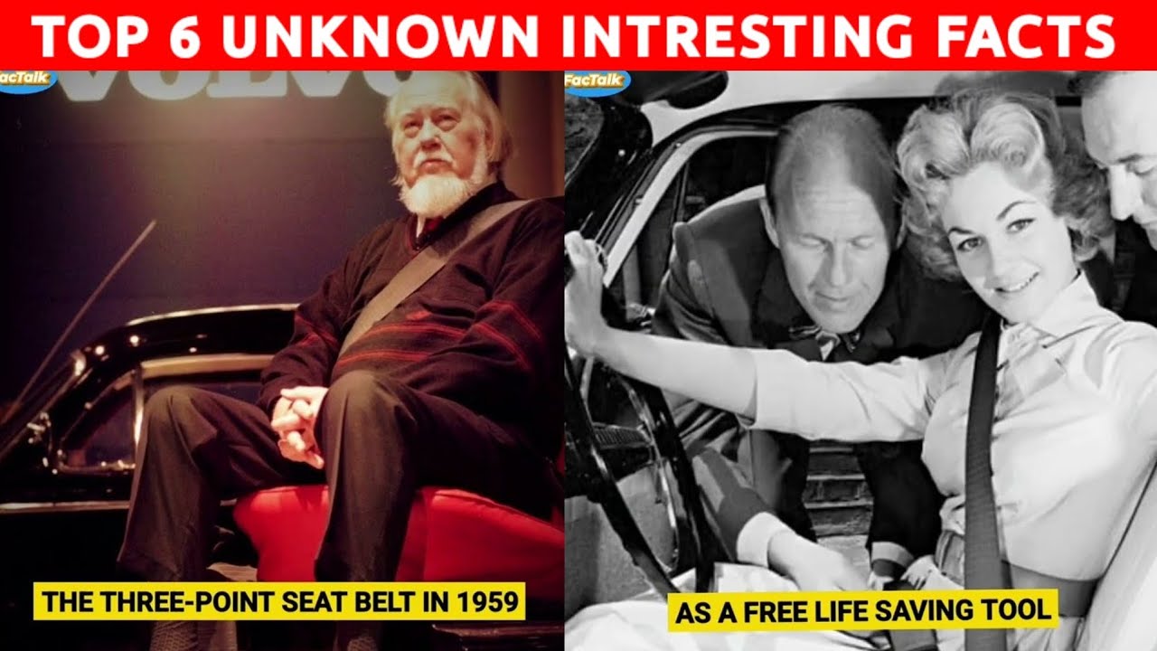 Who Invented SEAT BELT?? world's first seat belt car YouTube