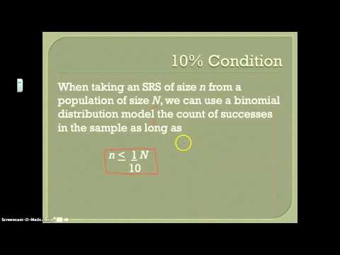 5.6 - Binomial Distributiona in Statistical Sampling