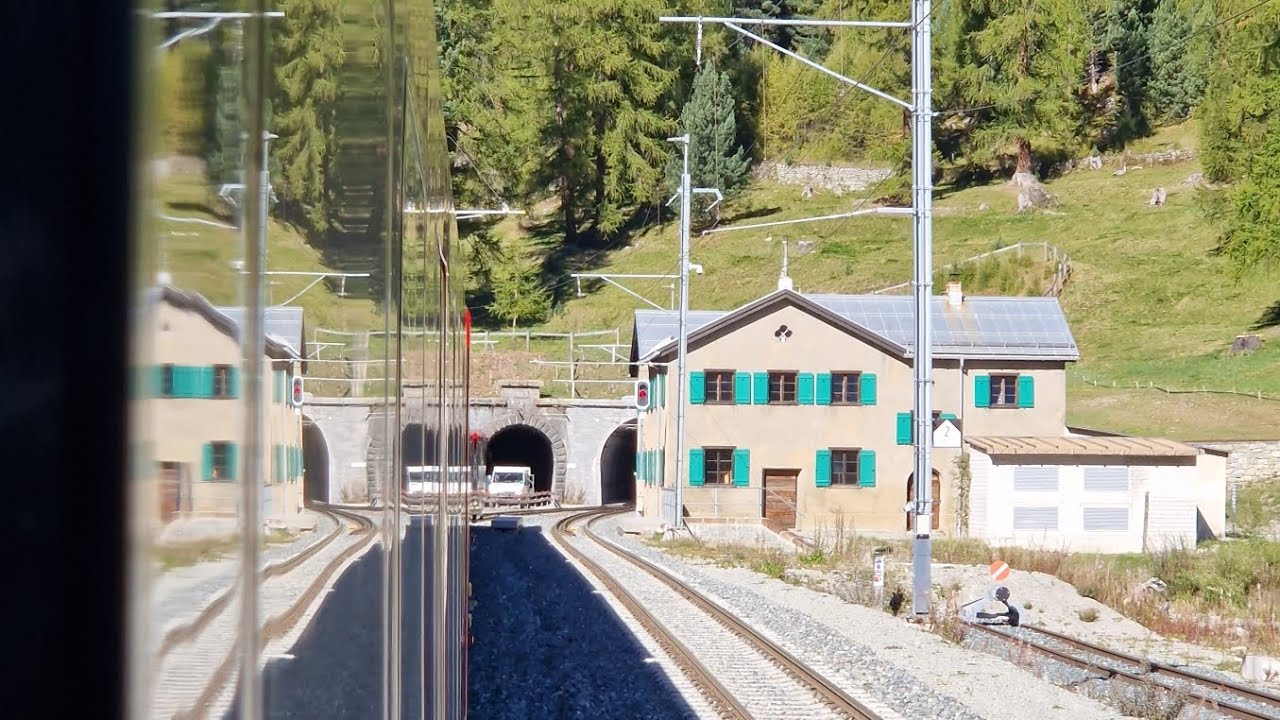 Rhb ride from Spinas to Filisur, October 2025