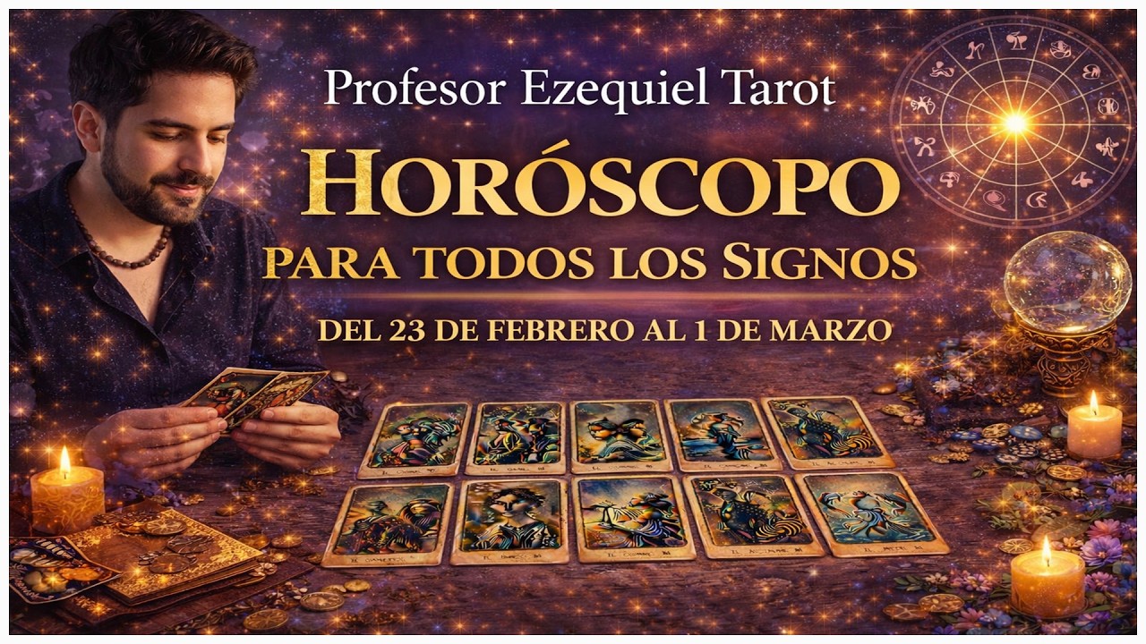 Horóscopo Semanal del 23 de Febrero Al 1 de Marzo 2026. Profesor ...