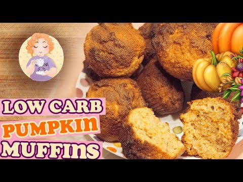 Low Carb Pumpkin Spice Muffins / Pumpkin Bread - Keto Sugarfree and Glutenfree