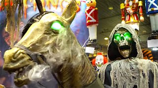 Grim Reaper and Phantom Horse Animatronic Prop at the Halloween Expo 2020