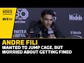 Andre Fili Wanted To Jump Cage, But Worried About Getting Fined | UFC 296 | MMA Fighting