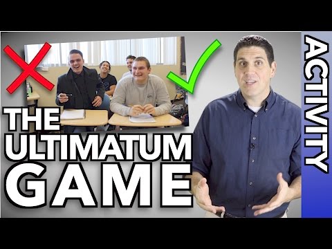 The Ultimatum Game- Are people rational?