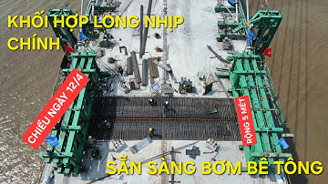 Cầu Rạch Miễu 2 mới nhất: xuất hiện chi tiết mới, báo hiệu bơm bê tông khối hợp long đến