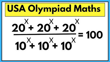 USA || A Beautiful Algebra Olympiad Maths Problem ||Tricky Olympaid Maths|| Can you solve this? ||