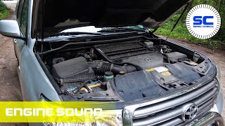 Toyota Land Cruiser 200 V8 4.5 D-4D 235PS Engine Sound TEST