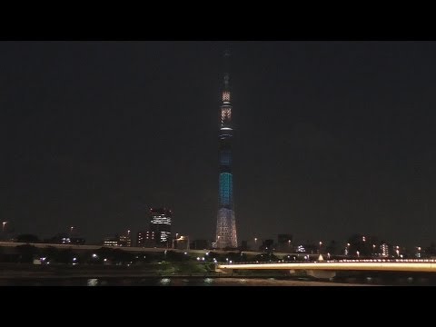 全色披露!! 東京ｽｶｲﾂﾘｰ１周年ﾗｲﾄｱｯﾌﾟ(5/22)